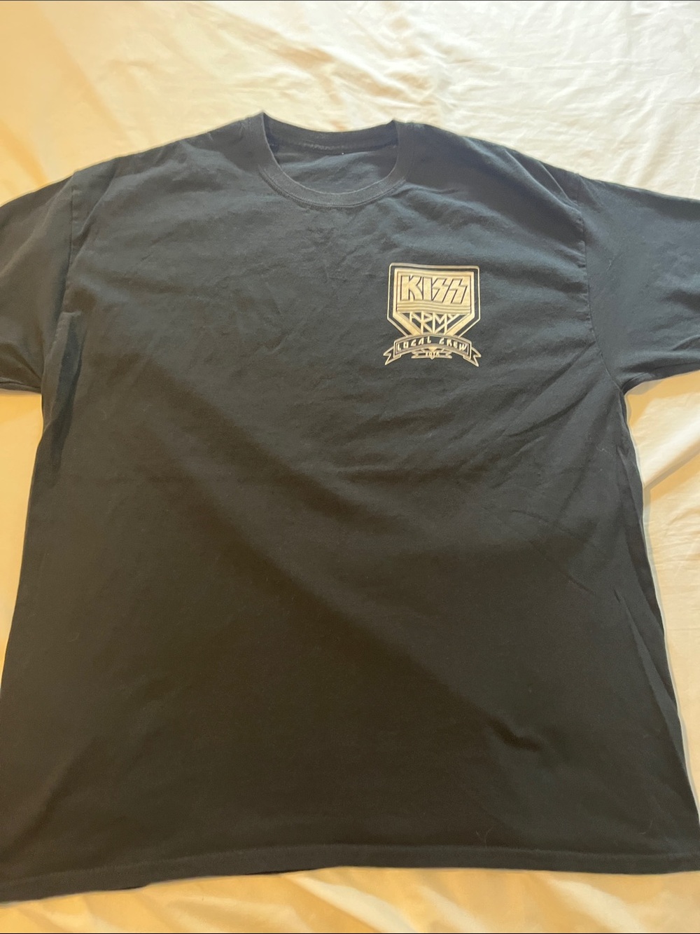 KISS Band Short-Sleeve Graphic Tee - Black large